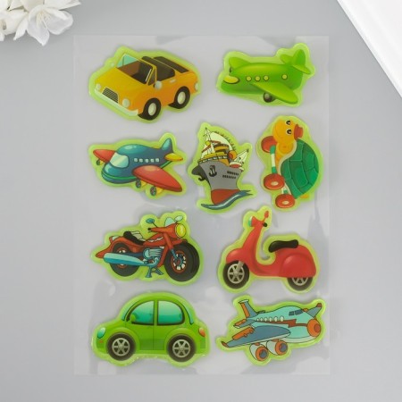Silicon sticker on the glass phosphorus "transport" 20x16 cm