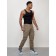 Cargo jeans men, size 54, beige color