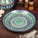 Largan Rishtan ceramics "Patterns", 28 cm, blue