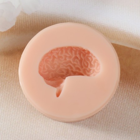 Mold Silicon "Half of the brain" 3.6x3.1x2 cm-1