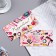 Money envelope "Congratulations!" perfume, shadows, pink background, 16.5x8 cm