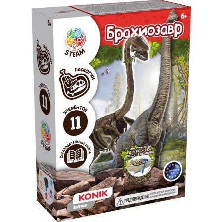 Konik science experiments “Excavations of fossil animals. Brachiosaurus "