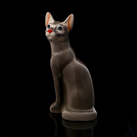 Porcelain figurine "Thai cat", 10 cm, mix-7