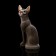 Porcelain figurine "Thai cat", 10 cm, mix