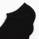A set of female socks (3 pairs) shortened, black color, size 36-39