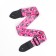 Guitar belt, pink, cats, length 60-117 cm, width 5 cm