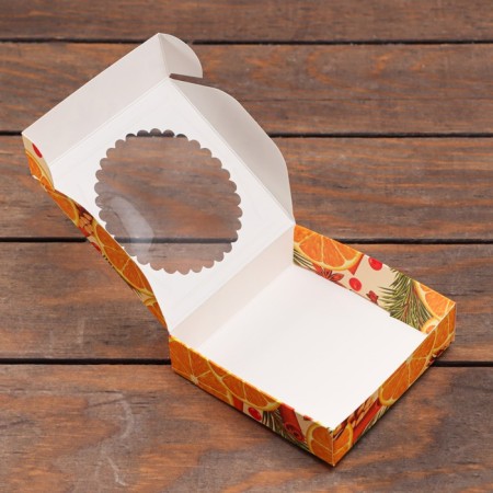Box "Orange Party" 11.5 x 11.5 x 3.2 cm-2