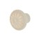 Handle button RK201, white, with a golden insert