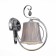 Wall lamp EVOLUCE. SL177.101.01. Azzurro. 1x40 W, E14, 33.5x27 cm, chromium color