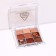 Professional palette of eyelid shadows with glitter 9 colors