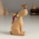 Souvenir Polystone "Cute elk with a patch on the nose" 6.5x4x10 cm