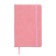 Notepad A6 "Pink quartz", 96 sheets, in a ruler, solid cover, artificial leather, elastic band, pocket, tinted OFSET 70G/m2 block