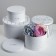 Set of boxes 4 in 1, gift packaging, “Be happy”, 16 x 16 x 10 - 25 x 25 x 15 cm
