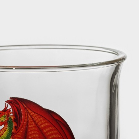 Mug "Red Dragon", glass, 450 ml-2