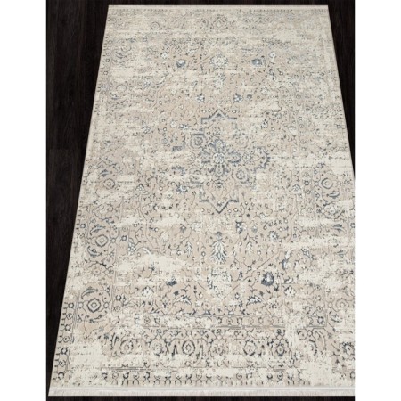 Rectangular carpet Valentis mikonos, size 160x300 cm, color Cream/D.Blue-1