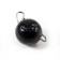 Cargo Cheburashka painted collapsible Yaman 10 pcs., 10 g, black