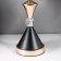 Celeste table lamp E27 40W black and gold 25x25x42.5 cm Risalux