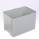 Umbrella stand, plastic, 6 round, 4 square departments, 18 × 18 × 26.5 cm, gray