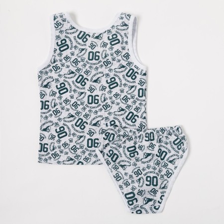 Set for a boy (T-shirt, panties), color mix, height 104-110 cm (30)-2