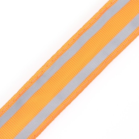 Collar with backlight double strip size XL, Osh 52-60 x 2.5 cm 3 orange glow mode-5