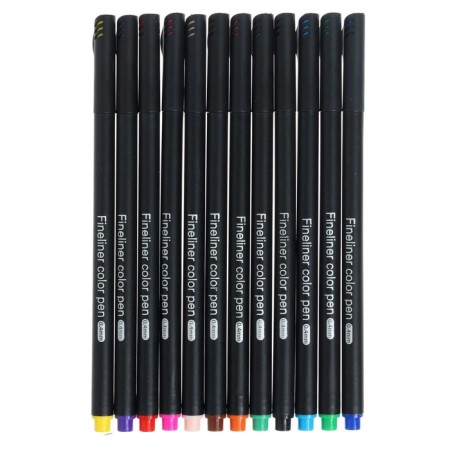 A set of professional markers, 12 colors 0.4 mm-2