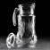 Kuvshin "Leah", 1.6 l, 17 × 12.5 × 25.5 cm, glass, transparent