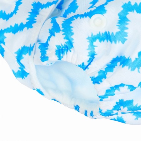 Reusable diaper, "zigzag", the color of the blue-3