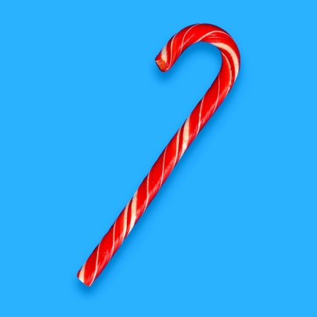 Caramel Lollice "cane" with a taste of strawberries, 28g-4