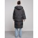 Coat insulated winter female, size 48, black color