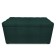 Puff with a lid and weighting, 800 × 400 × 420 mm, Bahama plus matting, Emerald color
