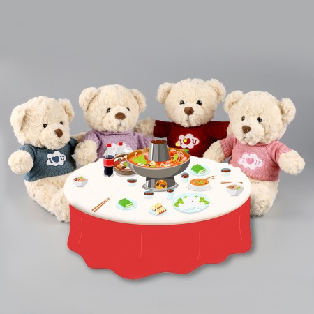 Soft toy "Bear" in a sweater, 32 cm, color mix-6