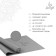 Sangh yoga rug, 173 × 61 × 0.5 cm, gray color