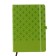 Diary Leduced A6, 100 sheets in a cage, elastic band, leatherette cover, mix
