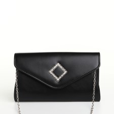 Female bag on a magnet, black color