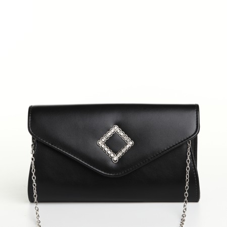 Female bag on a magnet, black color