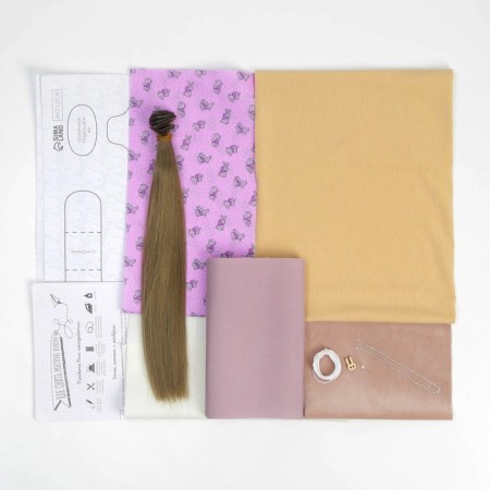 Sewing kit. Interior doll "Plum", 30 cm-2