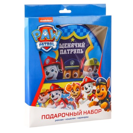 Children's set backpack + pencil case, puppy patrol-4