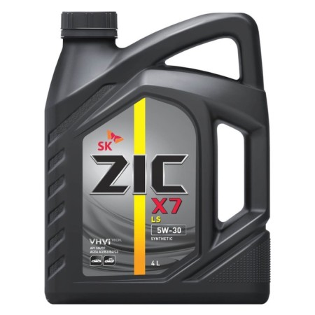 Motor oil zic X7 LS 5W-30, API SN Acea, synthetic, 4 liters