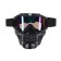 Mask glasses for motor vehicles, collapsible, lameleon visor, black color