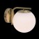 Sconces Citilux "Bremen" CL112313, 14.5x15.5 cm, 1x40W, e27, brown color