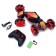 Transformer machine "All-terrain vehicle", all-wheel drive, movement in all directions, red color
