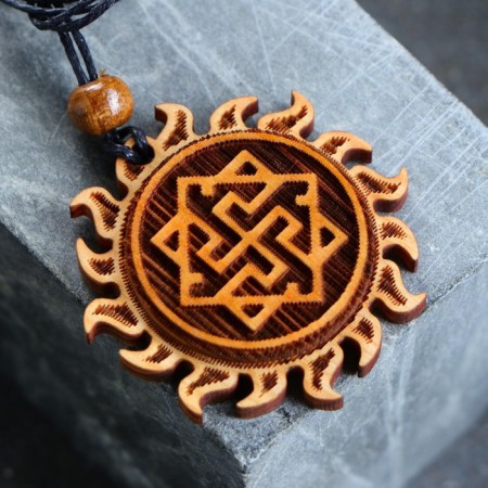 The amulet "Valkyrie" Sunny Cedar, a symbol of protection and wisdom-6