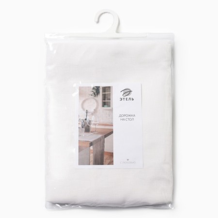 Path on the Ethel Ivory table 40x150 cm, 100% linen 170 g/m2-11