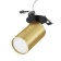 Technical C049CL-U-1BMG, 1xGU10, 10W, 5.2x5.2x12.5 cm, black and matte gold.