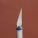 Makest knife for working with skin, 14.5 × 0.8 cm, silver color
