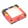 Folding box with the Orange window, 15 x 15 x 4 cm