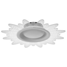 Chandelier from PDU 1195/1 LED 52W 3000-6000K Dimmer white-transparent 50x50x8 cm Bayerlux