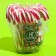 New Year! Lollipop cane "with NG, in short", 26 g.