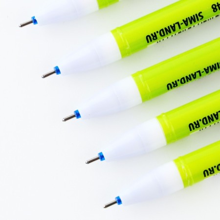 PEC PLAST PET Write-Write with cap “Green PRO RIGHT”, blue paste, gel 0.5 mm-2