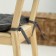 Pillow for a chair "Ibiza", size 40x40 cm, dark gray color